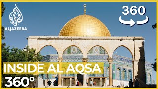 Al Aqsa 360° tour of Jerusalems holiest mosque [upl. by Kaylil268]