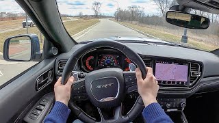 2021 Dodge Durango SRT Hellcat  POV Test Drive Binaural Audio [upl. by Jerrome]