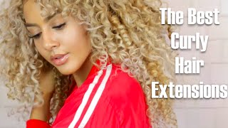 The Best Curly Hair Extensions [upl. by Mandych]