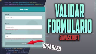 Validar formulario con javascript descarga gratuita [upl. by Litt]