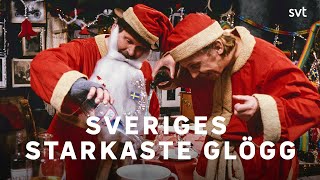 Sveriges starkaste glögg  Albert och Herbert firar jul  SVT [upl. by Dnaleel]