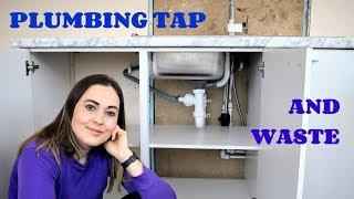 Plumbing Tap amp Sink Waste Kitchen Part 7  The Carpenters Daughter [upl. by Akinot]