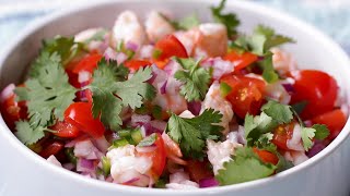 5Ingredient Shrimp Ceviche • Tasty [upl. by Ahsilet]