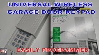 How to Program Chamberlain KLIK2U wireless Universal Keypad [upl. by Thielen994]