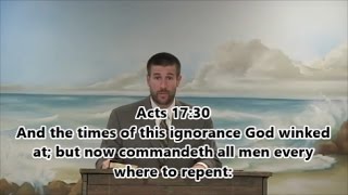 Repentance and Salvation wscriptures on screen  Pastor Steven Anderson [upl. by Armitage]