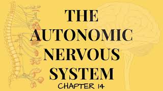 Chapter 14 The Autonomic Nervous System FULL Lecture [upl. by Alicec]