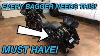 HARLEY DAVIDSON SADDLEBAG ORGANIZER INSTALL MUST HAVE [upl. by Chauncey834]