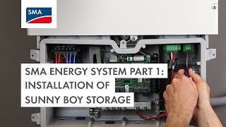 SMA Energy System Part 1 Installation of Sunny Boy Storage [upl. by Odnamla]