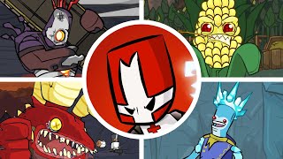 Castle Crashers Remastered  All Bosses  Ending [upl. by Ettenrahc]