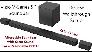 Vizio VSeries 51 Soundbar  Review  Walkthrough  Setup  Dec 2020 [upl. by Ereveniug]