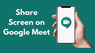 How to Share Screen on Google Meet in Mobile 2021 [upl. by Forland]