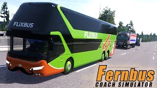 Fernbus Coach Simulator Neoplan Skyliner DLC  Simul8 Gaming with Wheel Cam [upl. by Bowles675]