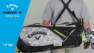 Callaway 2020 Fairway14 Golf Stand Bag [upl. by Rebeca]