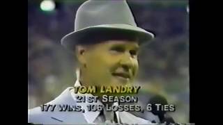 Tom Landrys PERFECT Game  Giants  Cowboys 1966 [upl. by Inavoig333]