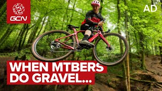 We Gave A Pro Mountain Biker A Gravel Bike amp This Is What Happened [upl. by Aohk]