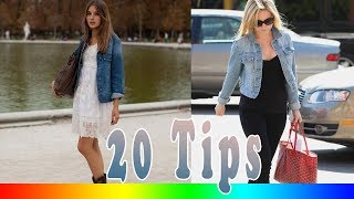 20 Style Tips On How To Wear A Denim Jacket [upl. by Nidak]