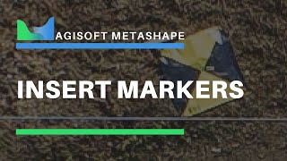 Agisoft Metashape  Insert markers [upl. by Caressa]