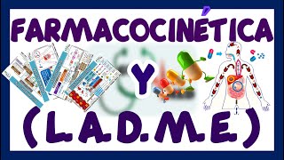 FARMACOCINÉTICA ABSORCIÓN DISTRIBUCIÓN METABOLISMO ELIMINACIÓN  GuiaMed [upl. by Leissam922]