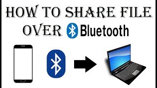 How to Send File From Phone to PC via Bluetooth  TransferShare PhotoVideo Through Using Bluetooth [upl. by Aissila]