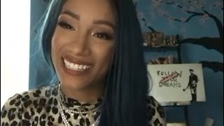 Sasha Banks interview with Token CEO 040821 [upl. by Akirehs260]