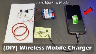 How to make Wireless Mobile Charger [upl. by Nallid617]