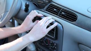 How To Install an Aftermarket Car Stereo Sony CDXGT360MP [upl. by Ranitta165]