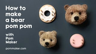 How to make a Pom Pom Bear [upl. by Conney]