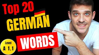 Top 20 German Words You Need To Know  Important Basic German Words [upl. by Ailahs]