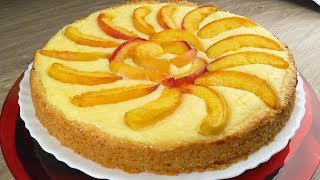 Творожный пирог с персиками  Cottage cheese pie with peaches [upl. by Duomham288]