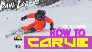 HOW TO CARVE  Tips to get your hip on the snow [upl. by Cahra]