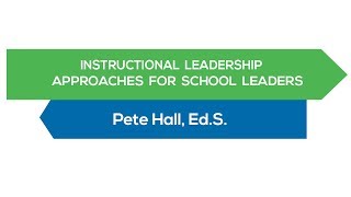 Instructional Leadership Approaches for School Leaders [upl. by Decrem]