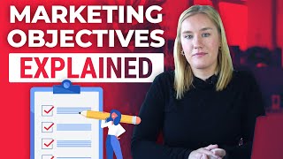 Marketing Objectives Explained  10 Examples [upl. by Noletta]