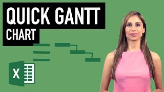 How to Quickly Make a Gantt Chart in Excel [upl. by Donoho]