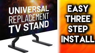 How To Install Universal TV Stand  ECHOGEAR TV Stand BIG Screens [upl. by Otter]