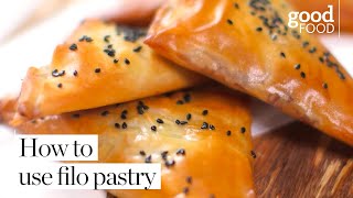 How to use filo pastry [upl. by Lashar]