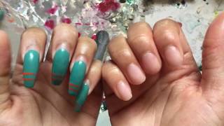 HOW TO PROPERLY REMOVE YOUR ACRYLIC NAILS AT HOME  NO DAMAGE amp KEEP YOUR LENGTH [upl. by Ienttirb]