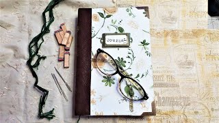 How to Make a Junk Journal Part 1 Step by Step DIY Tutorial for Beginners Easy Solid Strong [upl. by Christen]