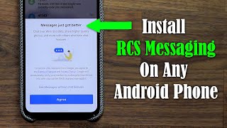 How to Install RCS Messaging on ANY Android Phone  Step by Step [upl. by Aznerol]