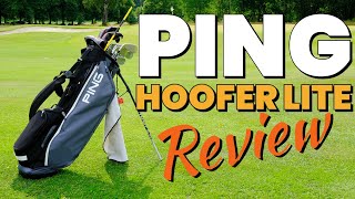 Ping Hoofer Lite REVIEW  One of the BEST golf stand bags [upl. by Sawyor]