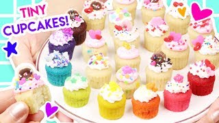 How to Make MINIATURE Cupcakes 100 Edible [upl. by Yelsna918]