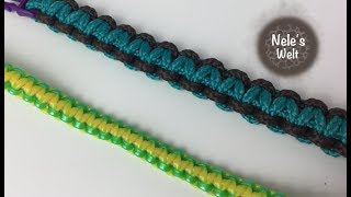 knüpfen Armband knüpfenVerschluss Macramé DIY by Nele [upl. by Ttenrag]