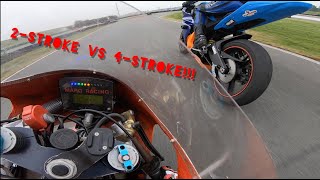 50CC 2STROKE VS 125CC 4STROKE  WHO WILL WIN [upl. by Kimbra]