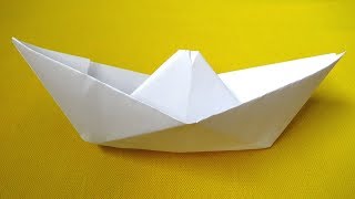 Como hacer un barco de papel  how to make a paper boat [upl. by Lubin]