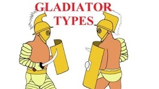 Gladiator types Ⅰ Overview of the 7 most popular classes of gladiators in Imperial Rome [upl. by Eimot]