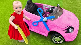 Five Kids Car Wash Song Nursery Rhymes [upl. by Axel55]