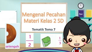 MENGENAL PECAHAN  MATEMATIKA KELAS 2 SD [upl. by Esydnac]