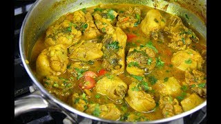 Coconut Curry Chicken TastyTuesdays  CaribbeanPotcom [upl. by Perni397]