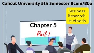 Calicut University 5th sem Bcom BBA BRM 5th chapter Data collection [upl. by Enalda896]