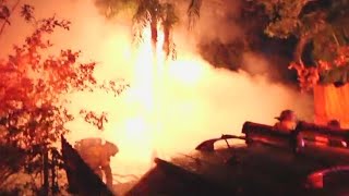 Family barely escapes raging North Miami house fire [upl. by Goldstein600]