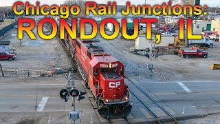 Chicago Rail Junctions Rondout IL [upl. by Pinelli]